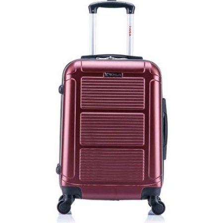 RTA PRODUCTS LLC InUSA Pilot Lightweight Hardside Luggage Spinner 20" Carry-On - Wine IUPIL00S-WIN